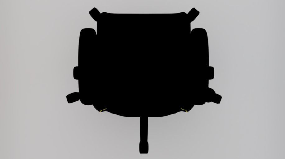 Gaming Chair 04 Low-poly 3D model_7