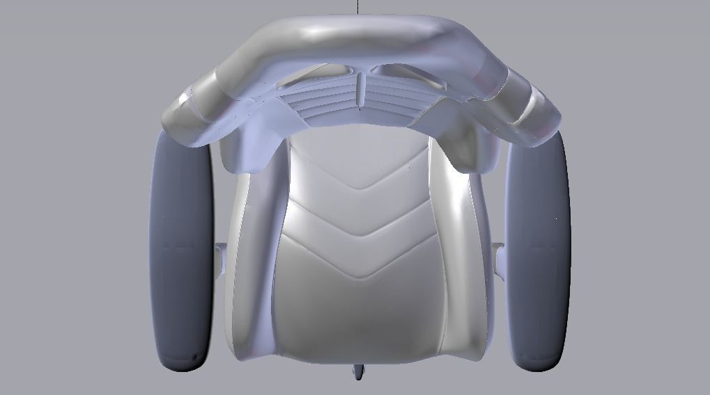 Gaming Chair 04 Low-poly 3D model_30