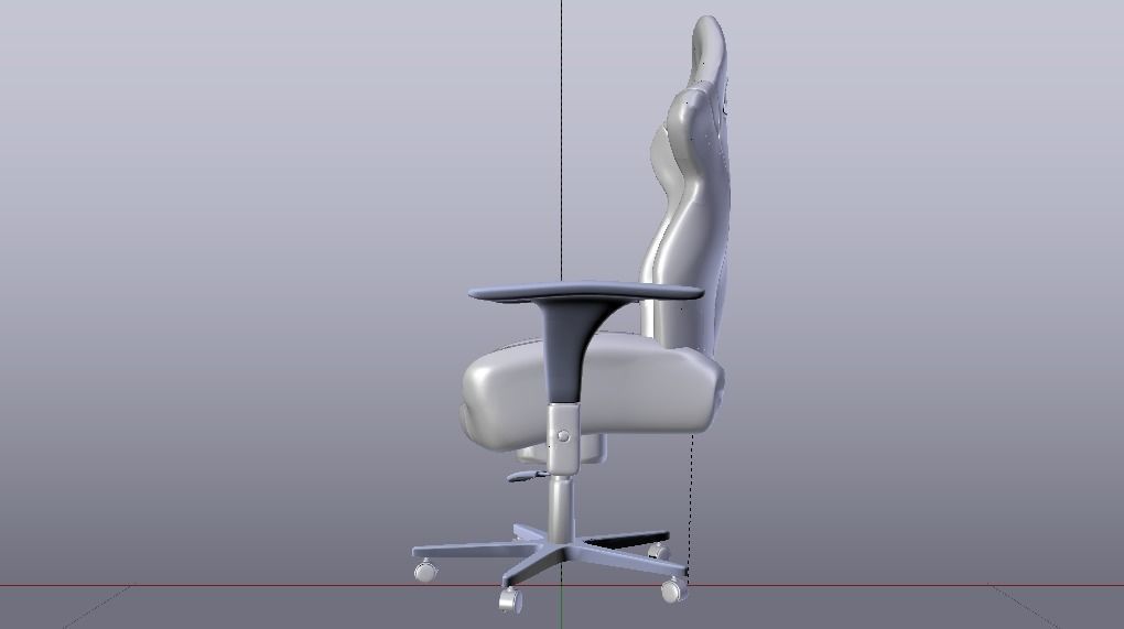 Gaming Chair 04 Low-poly 3D model_26