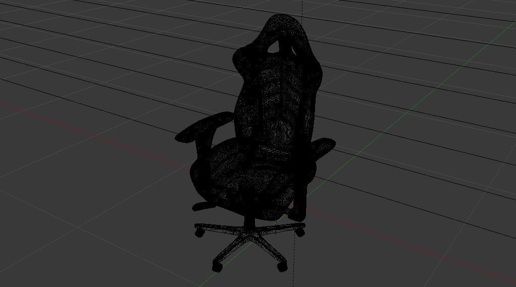 Gaming Chair 04 Low-poly 3D model_36