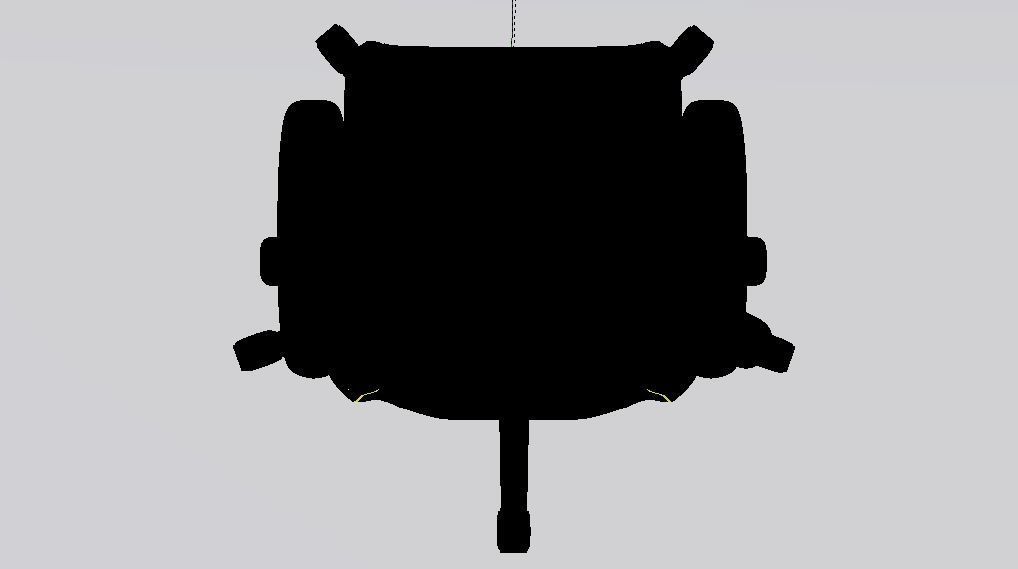 Gaming Chair 04 Low-poly 3D model_15