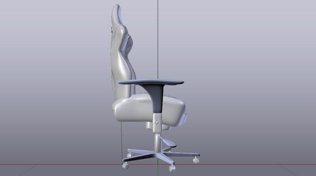 Gaming Chair 04 Low-poly 3D model_25