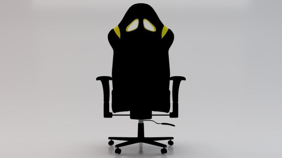 Gaming Chair 04 Low-poly 3D model_3
