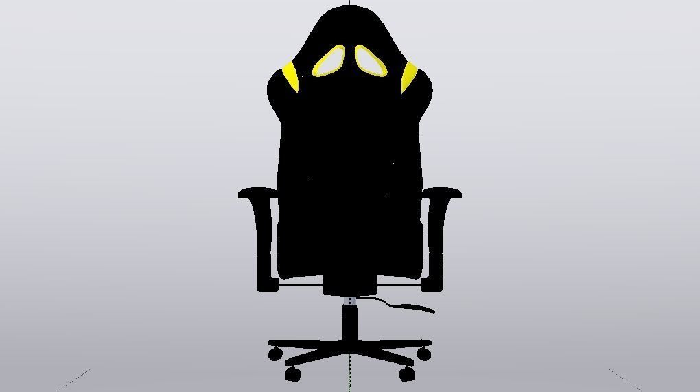 Gaming Chair 04 Low-poly 3D model_11