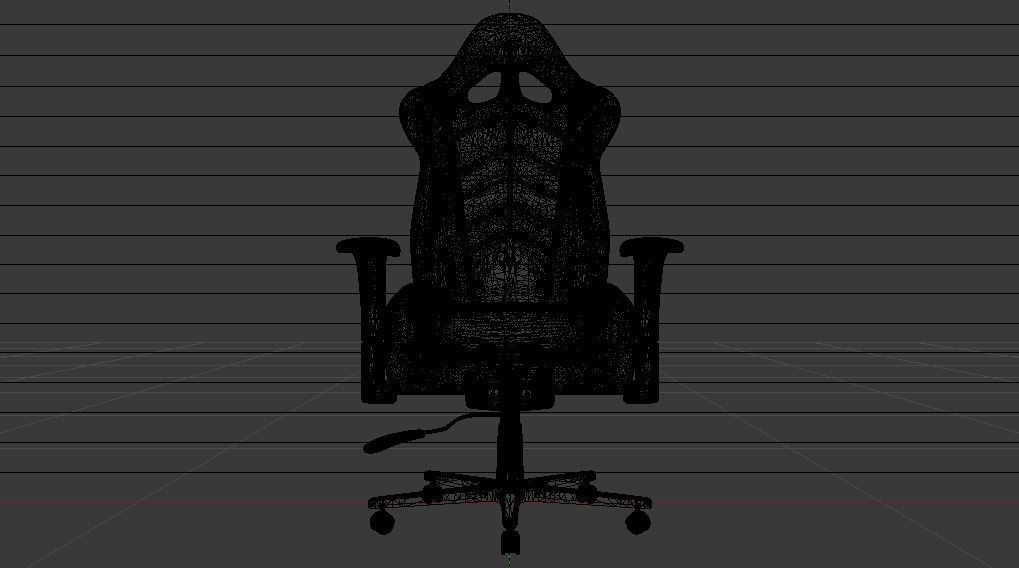 Gaming Chair 04 Low-poly 3D model_32