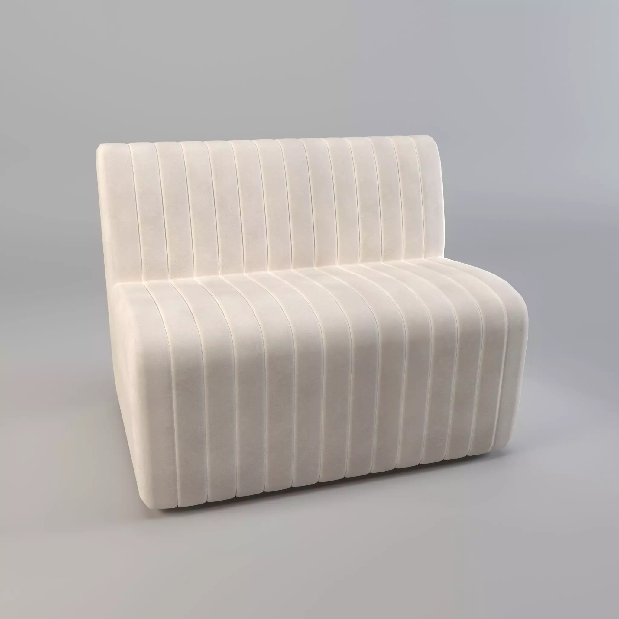 Dining Bench - Armchair - Dining chair - Modular sofa Low-poly 3D model