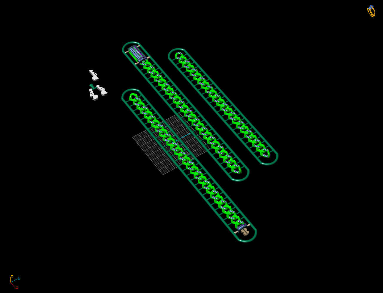 7 MM 45 CM CUBAN LINK CHAIN FOR BRACELET OR NECKLACE 3D print model_5