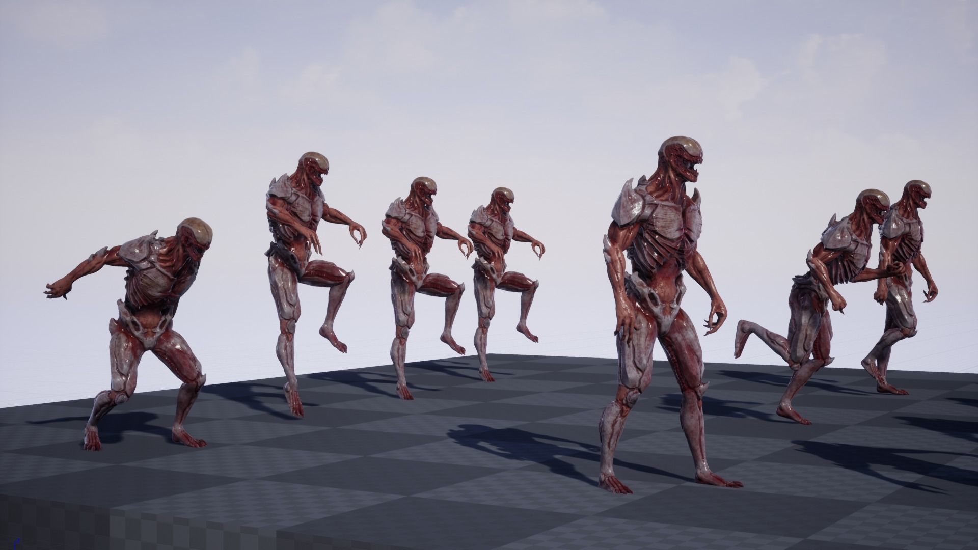 Mutant 2 Humanoid Monster Low-poly 3D model_32