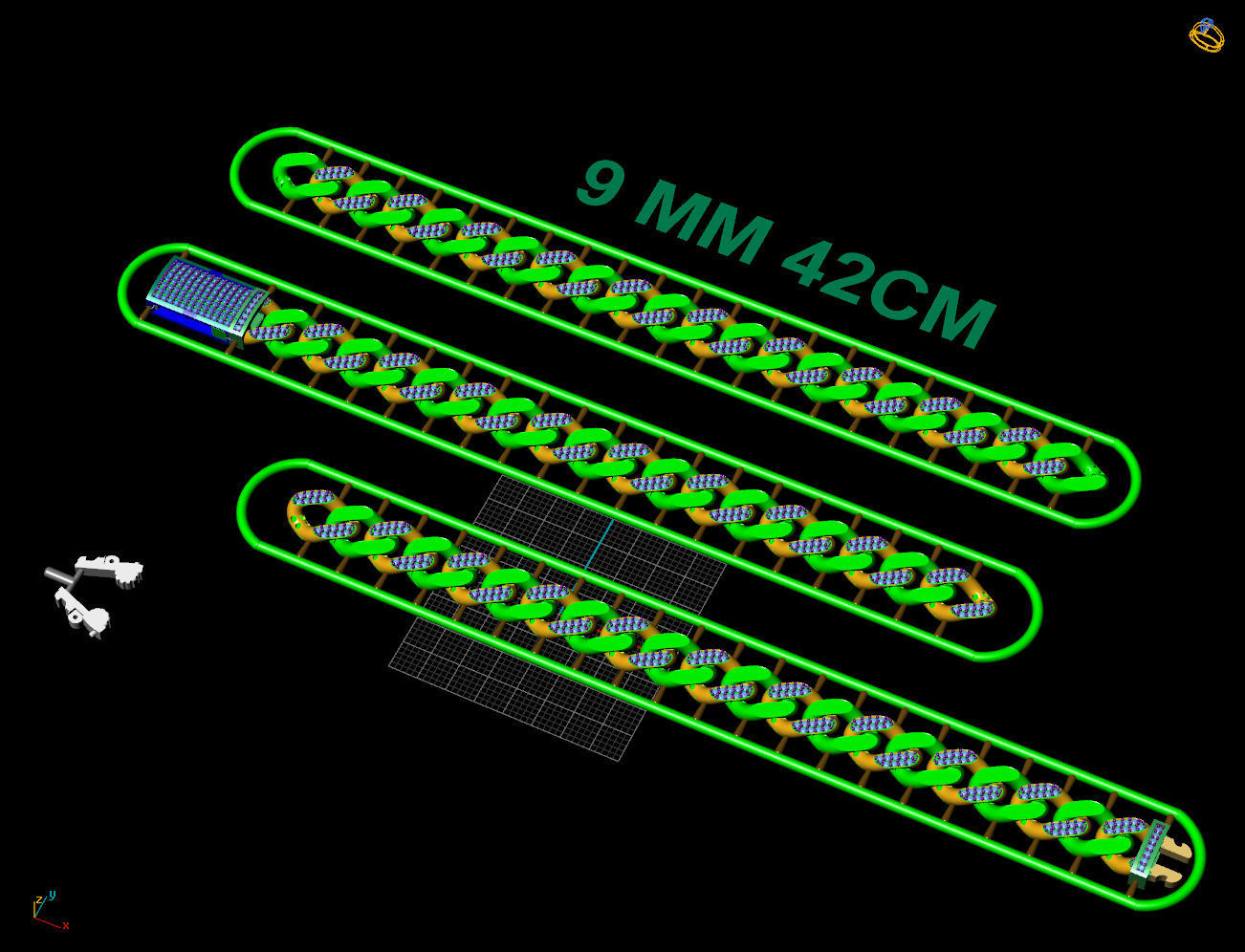 9 MM 42 CM CUBAN LINK CHAIN FOR BRACELET OR NECKLACE 3D print model_6