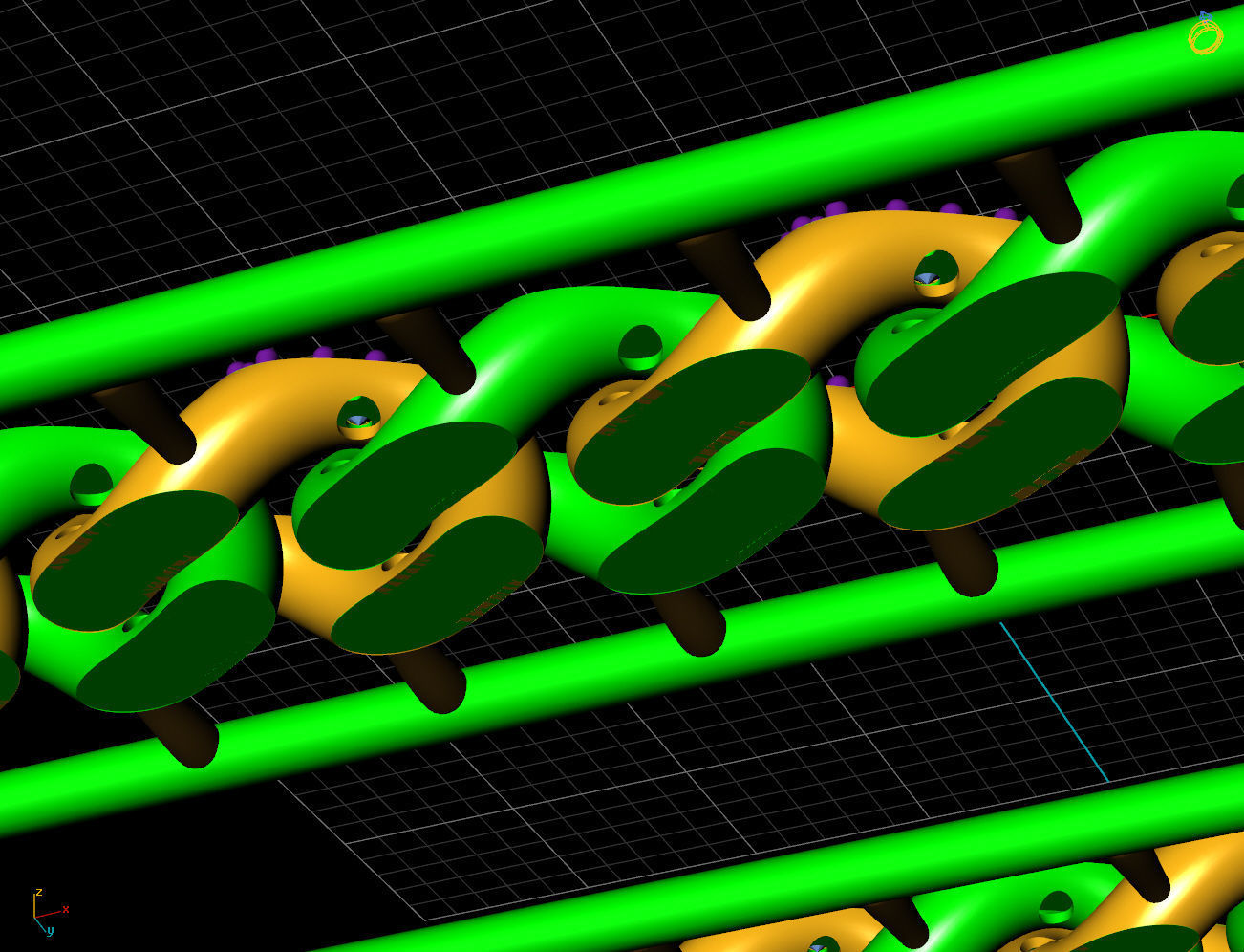 9 MM 42 CM CUBAN LINK CHAIN FOR BRACELET OR NECKLACE 3D print model_7