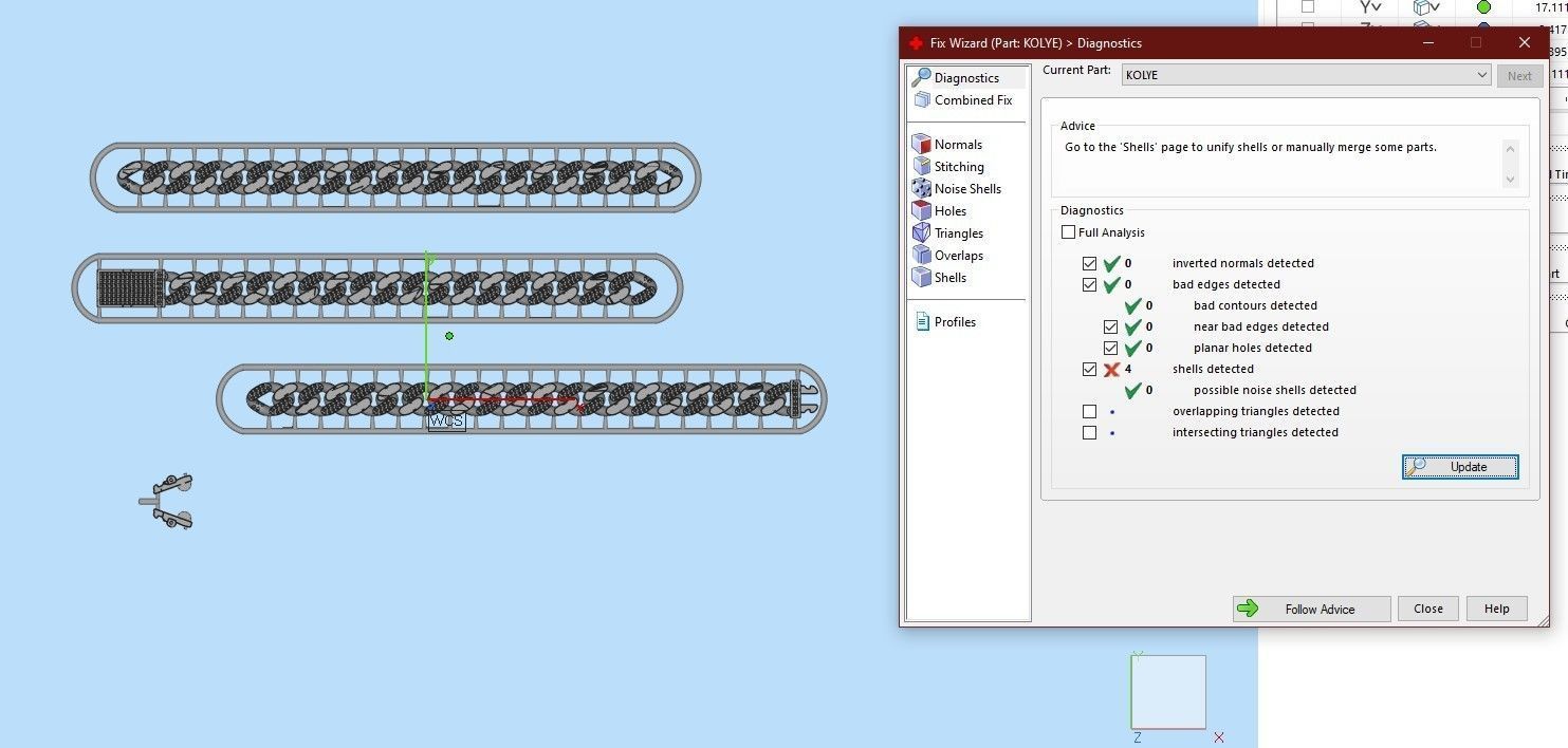 9 MM 42 CM CUBAN LINK CHAIN FOR BRACELET OR NECKLACE 3D print model_1