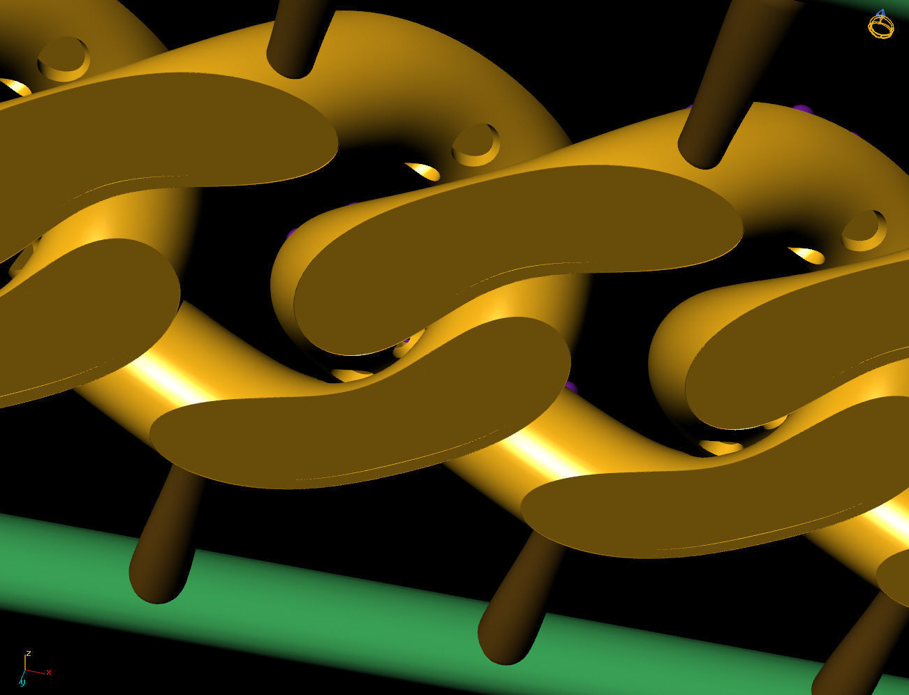 11 MM 19 CM CUBAN LINK CHAIN FOR BRACELET OR NECKLACE 3D print model_5