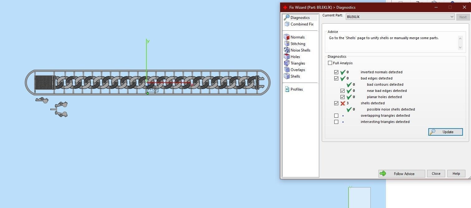 11 MM 19 CM CUBAN LINK CHAIN FOR BRACELET OR NECKLACE 3D print model_2