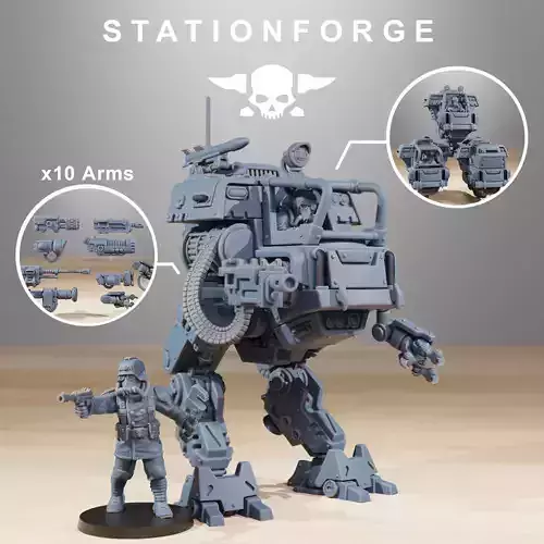 GrimGuard Walker MK1 3D print model