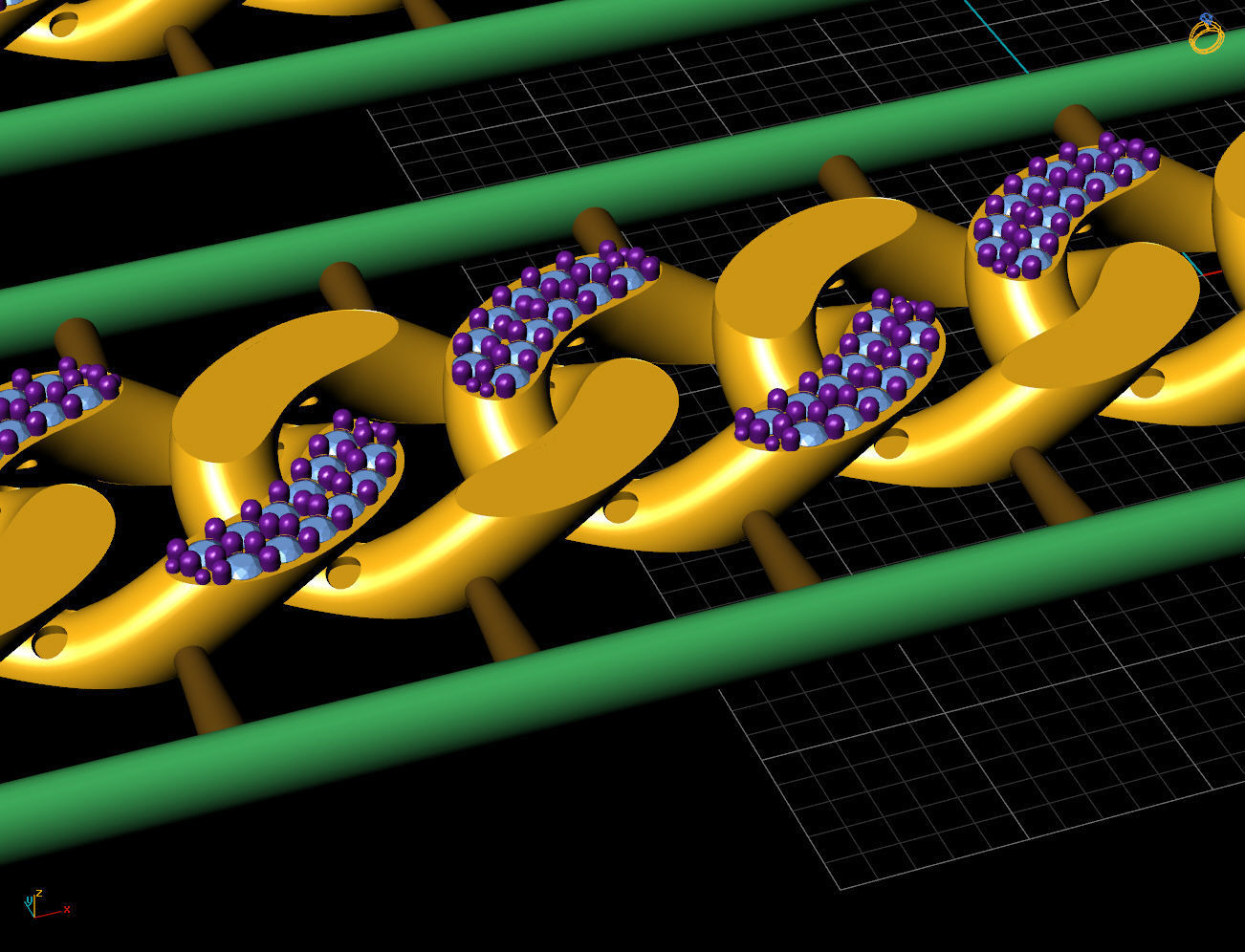 11 MM 43 CM CUBAN LINK CHAIN FOR BRACELET OR NECKLACE 3D print model_7