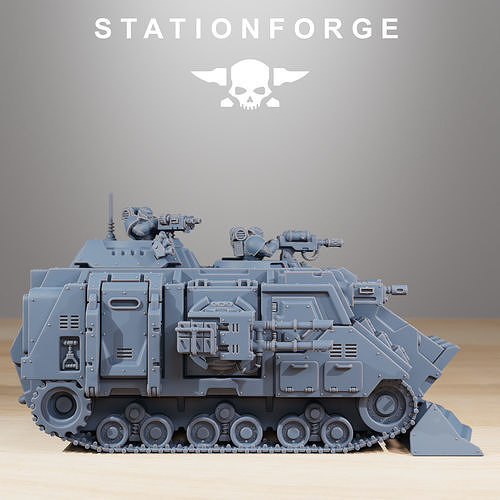 Socratis Dominator Tank 3D print model 3