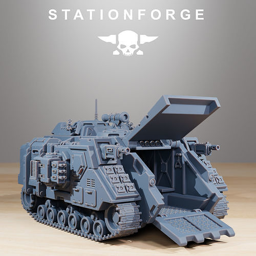 Socratis Dominator Tank 3D print model 2