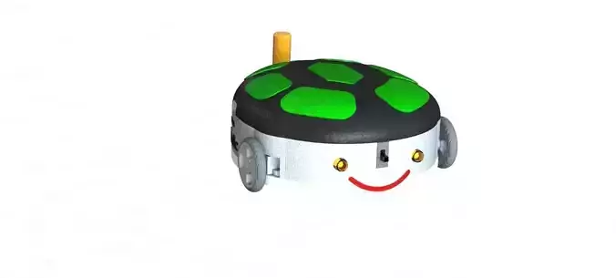 Turtle Line Robot  3D model