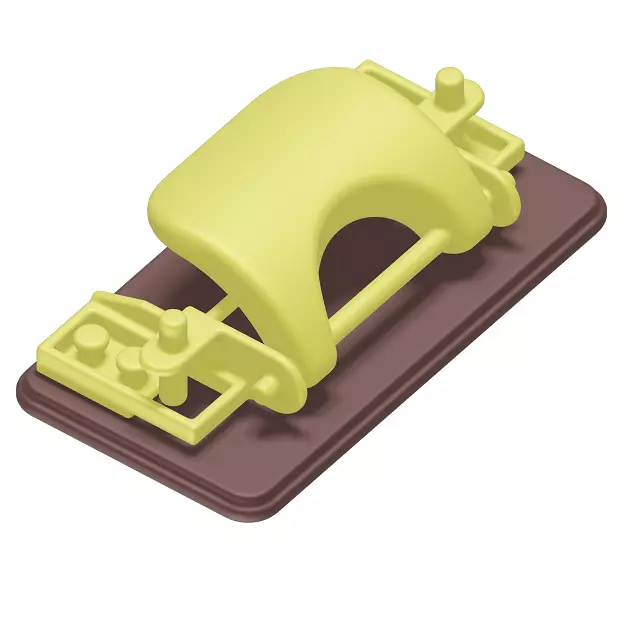Kids Paper Punch Toy 3D model_0