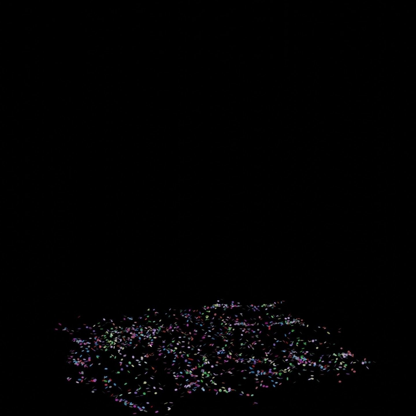 Confetti 10 Animations Low-poly 3D model_14