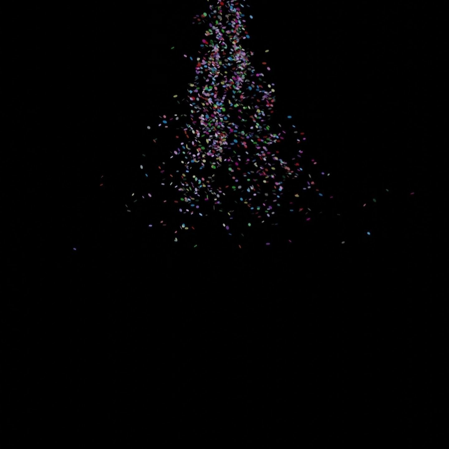 Confetti 10 Animations Low-poly 3D model_17