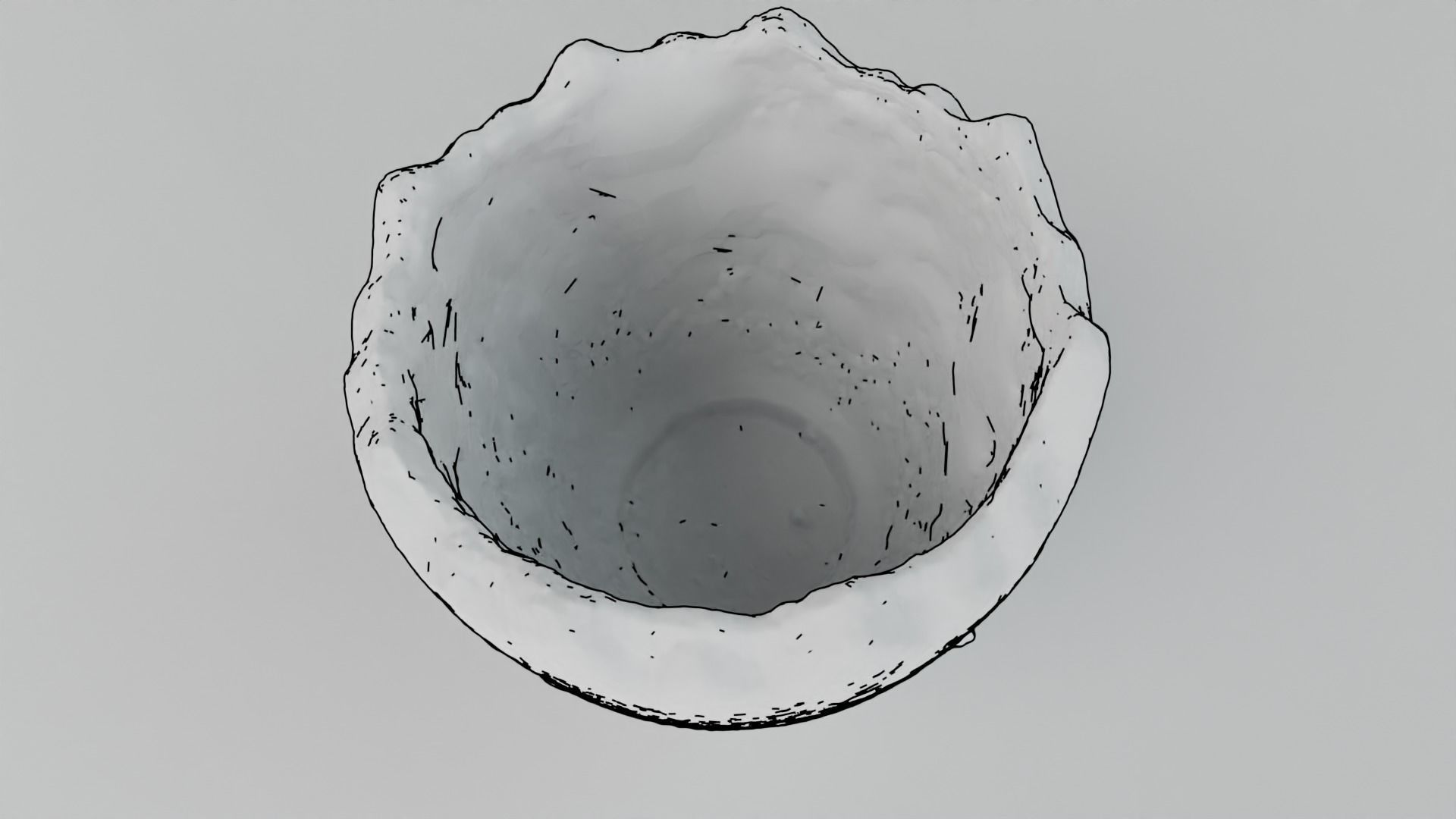 Easter Vase Low-poly 3D model_16