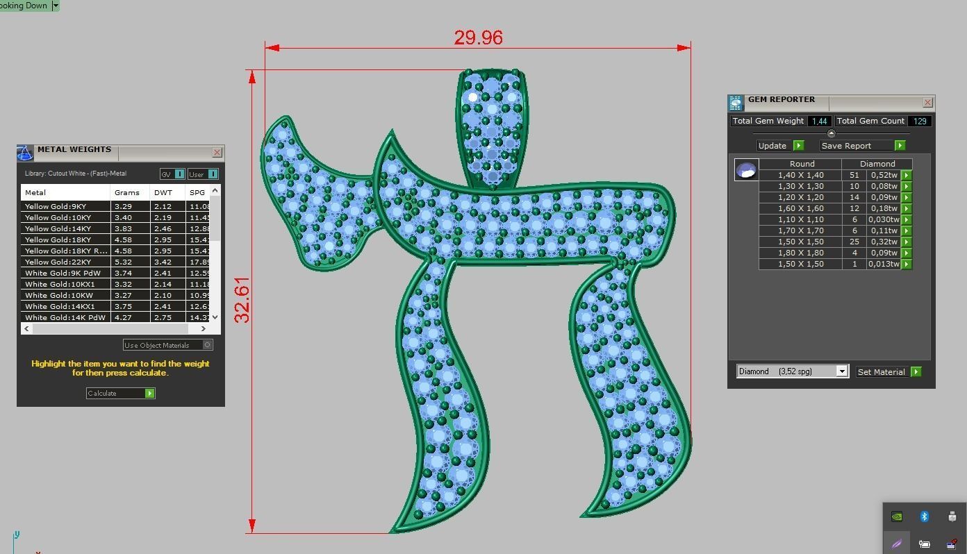 Pendant model 3D 0235 printable model 3D print model_11