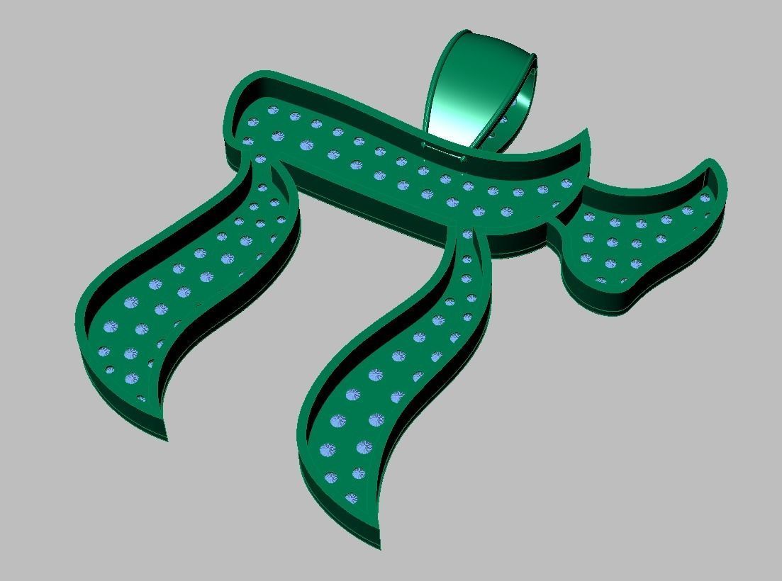 Pendant model 3D 0235 printable model 3D print model_10