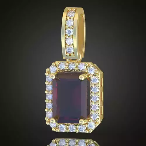 Pendant model 3D 0238 printable model11