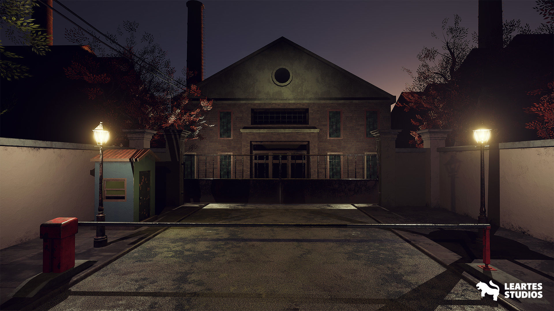 French Quarter Street Environment Low-poly 3D model_4