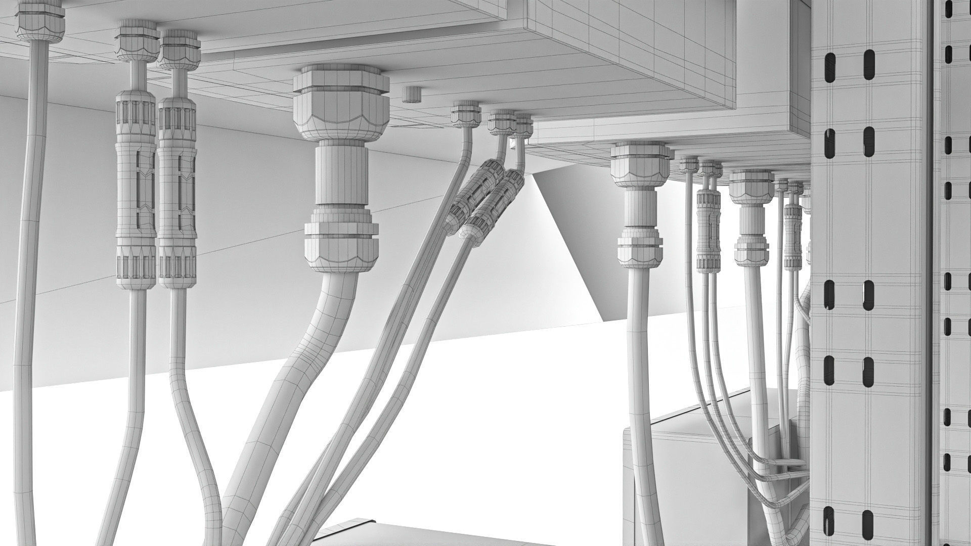 Solar Inverter Room Low-poly 3D model_18