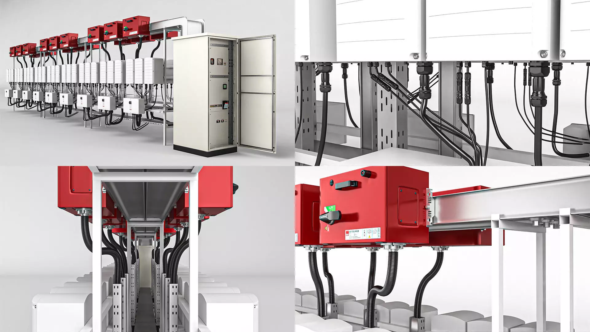 Solar Inverter Room Low-poly 3D model_0