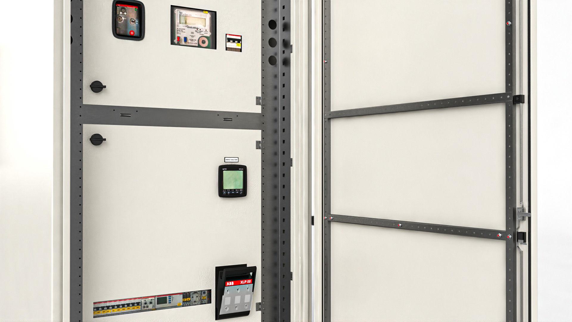 Solar Inverter Room Low-poly 3D model_8