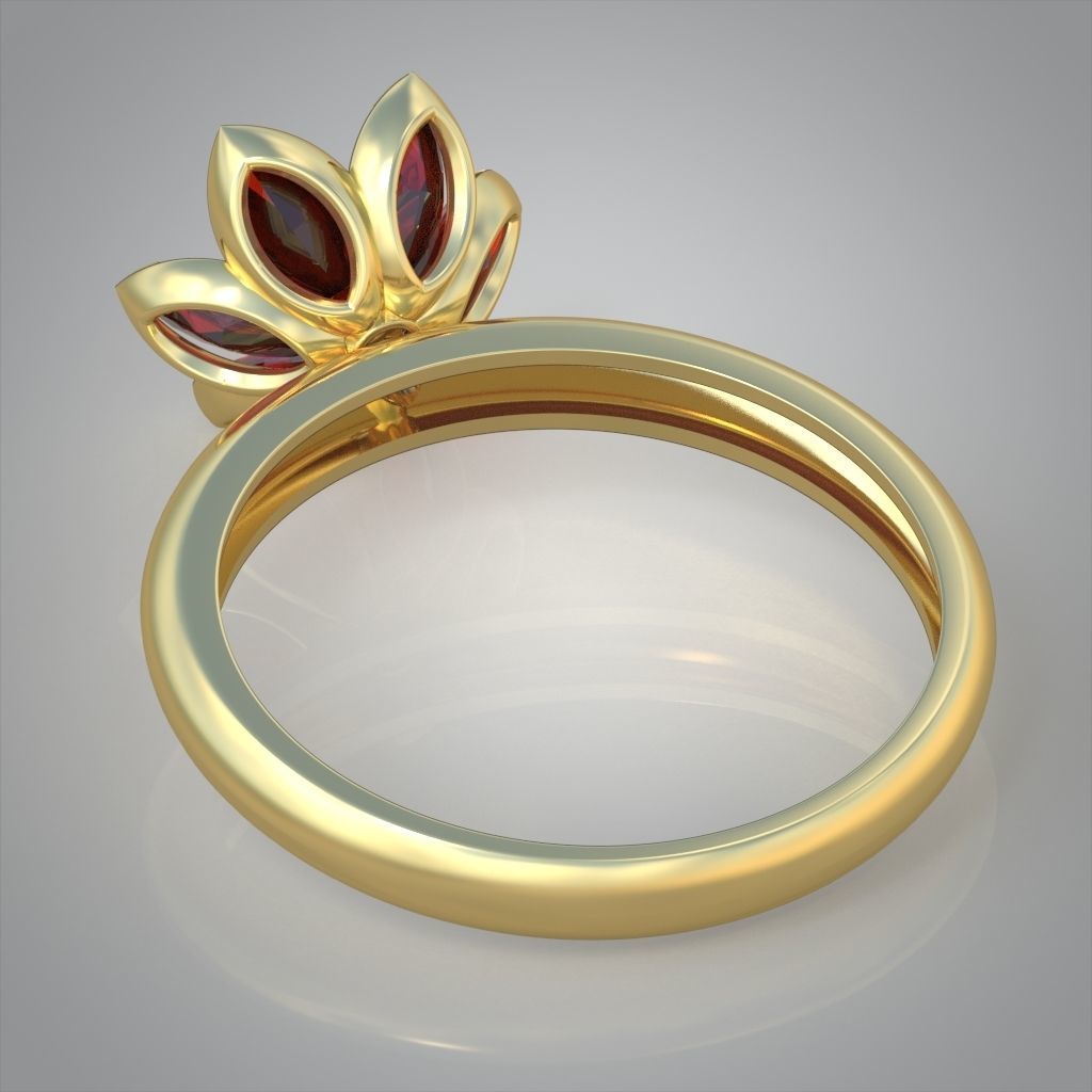 Diamond ring 0509 3D printable model 10 3D print model_11
