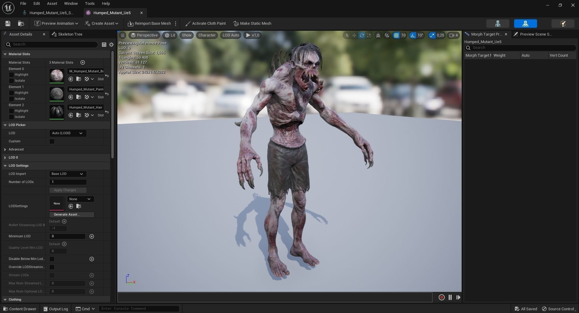 Humped Mutant Low-poly 3D model_10