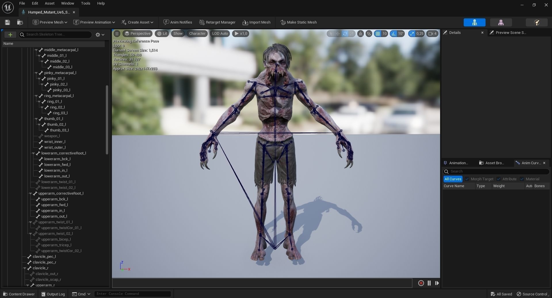 Humped Mutant Low-poly 3D model_12