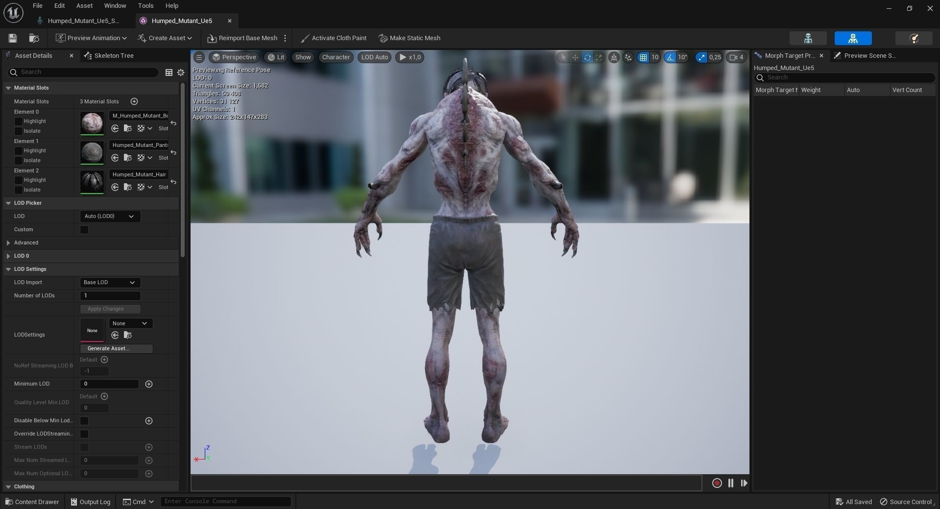 Humped Mutant Low-poly 3D model_8