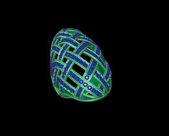 Rings 3D print model_2