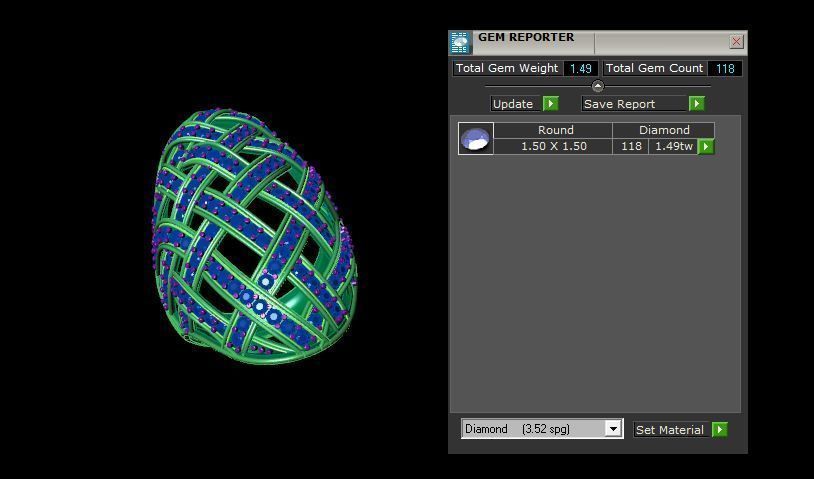 Rings 3D print model_3