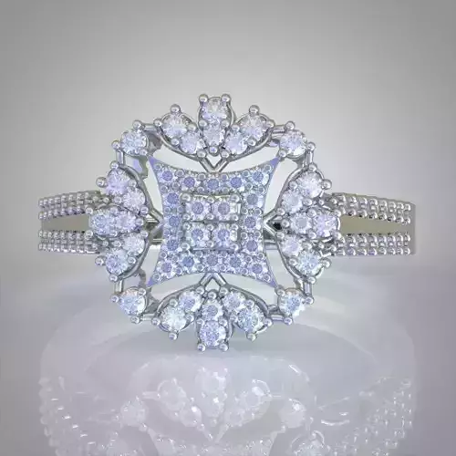 Diamond ring 0510 3D printable model