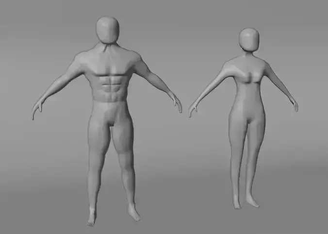 Human High Poly Model