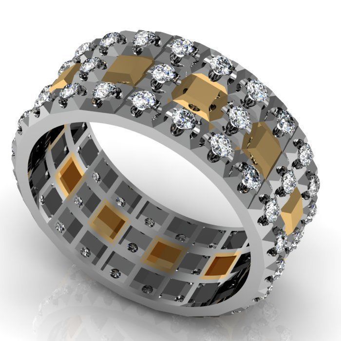 band ring 3D print model_5