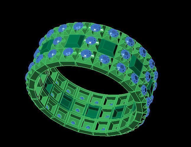 band ring 3D print model_6