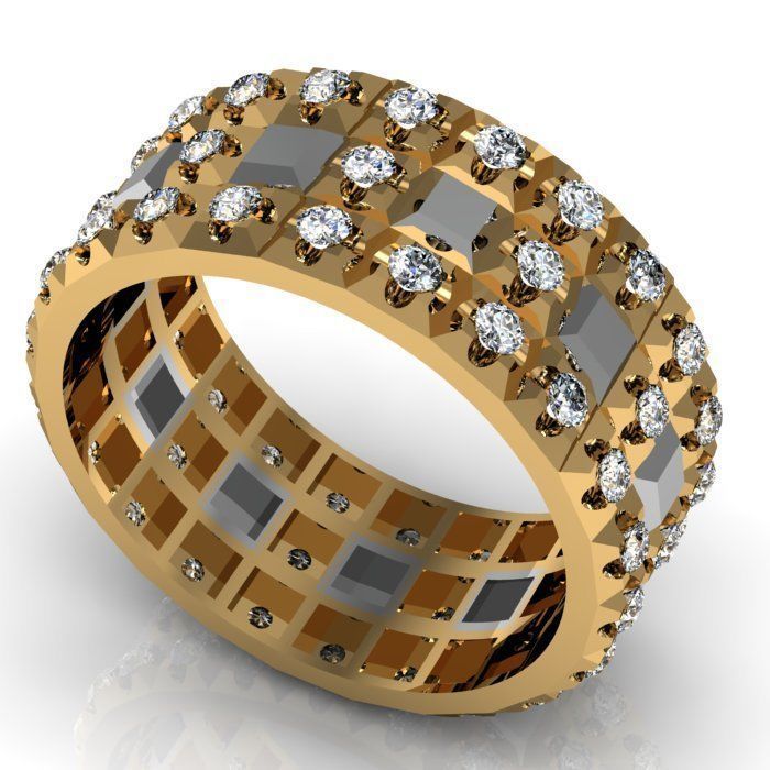 band ring 3D print model_4