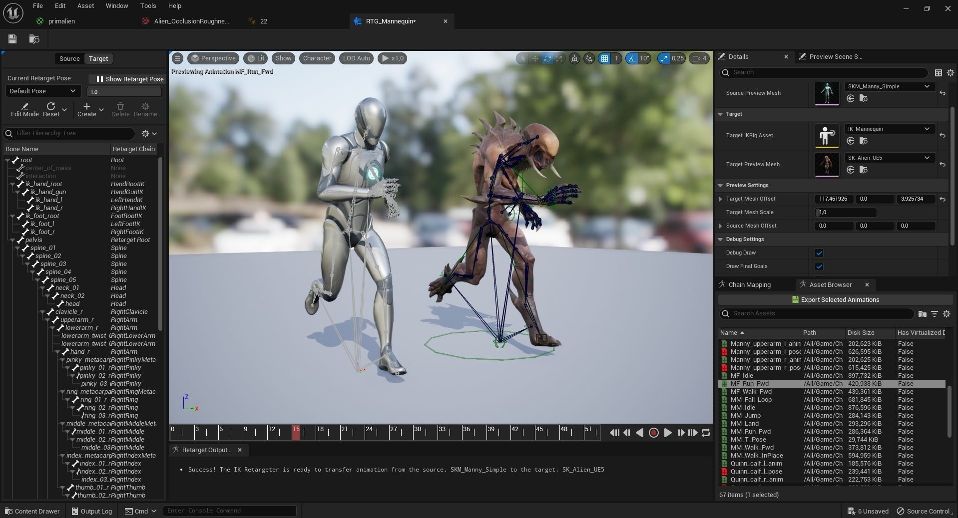 Wild Alien Low-poly 3D model_6