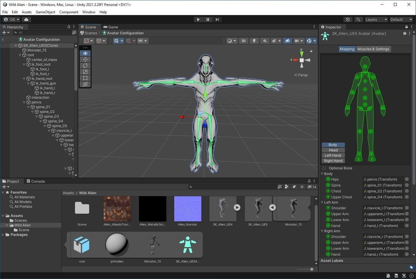 Wild Alien Low-poly 3D model_12