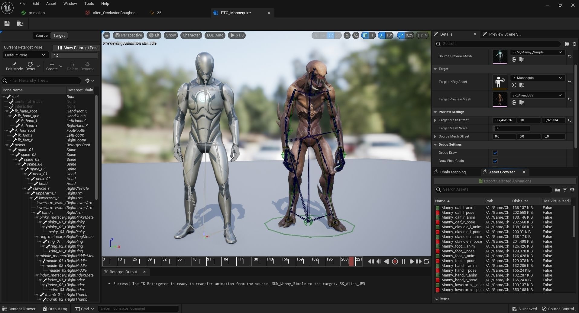 Wild Alien Low-poly 3D model_5