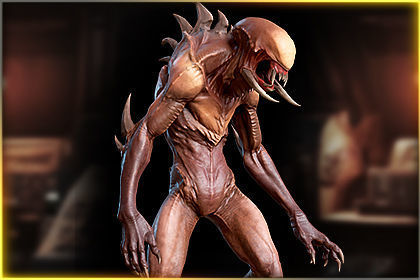 Wild Alien Low-poly 3D model_13