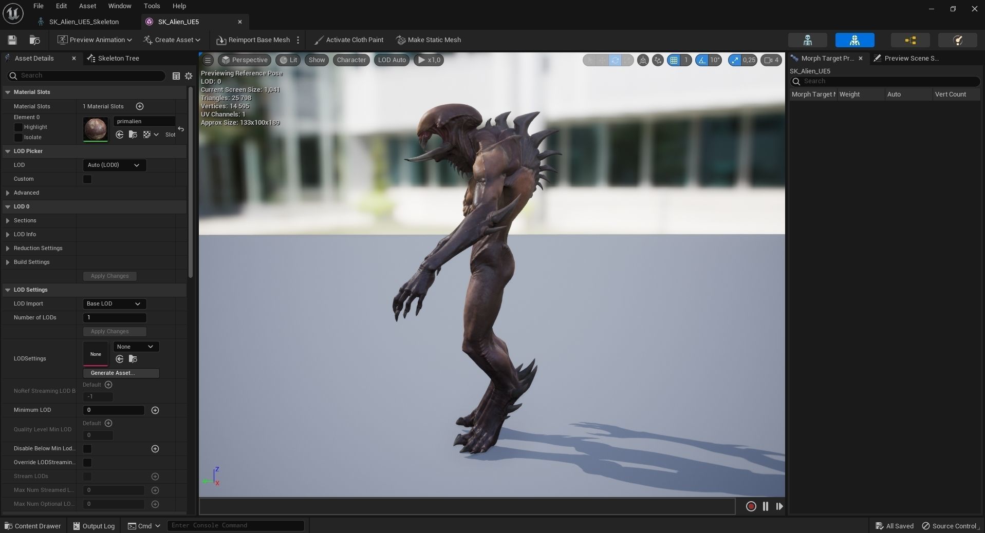 Wild Alien Low-poly 3D model_7