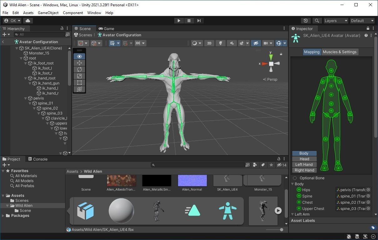 Wild Alien Low-poly 3D model_11